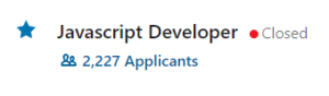 software engineer recruiters 2000 job applicants